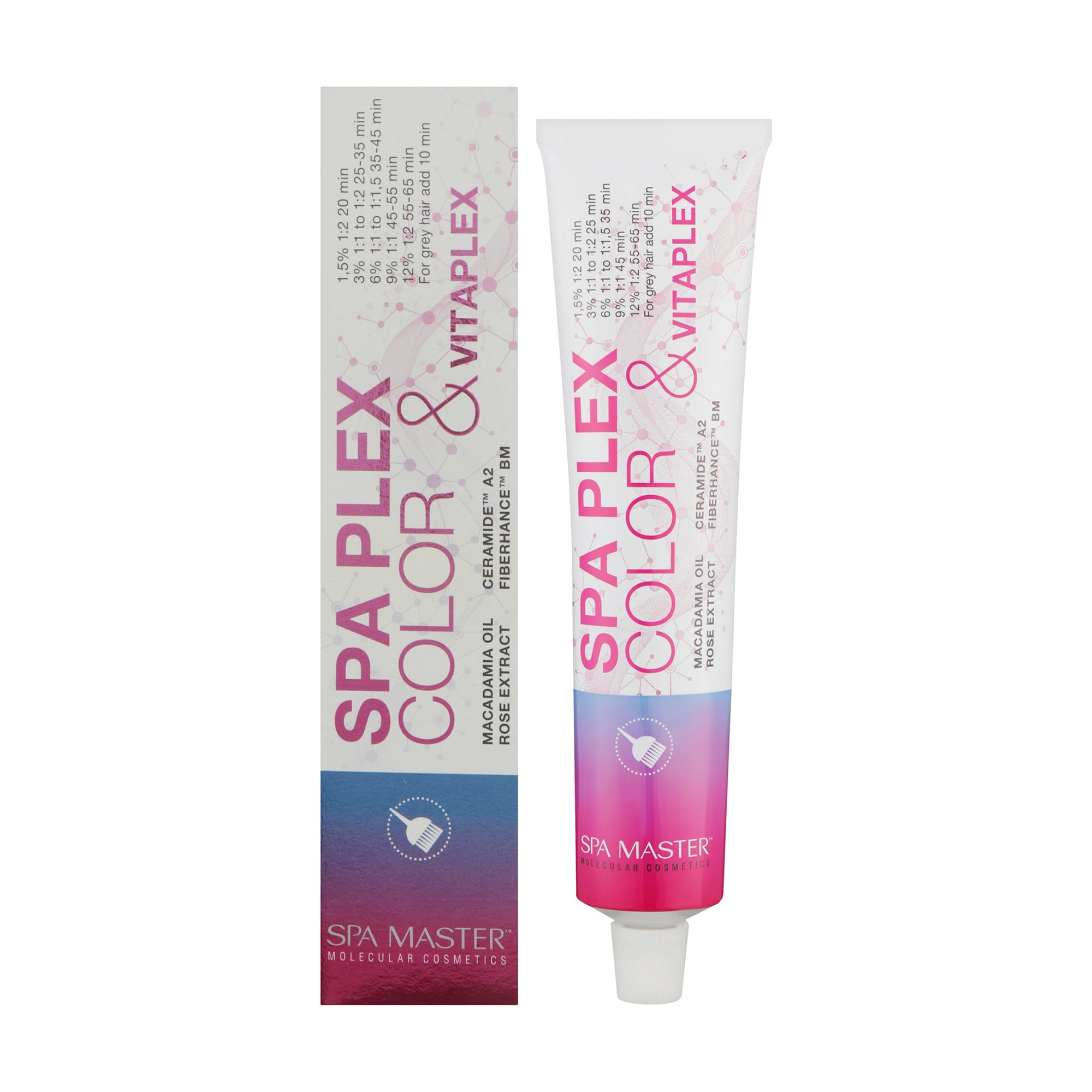 Перманентна крем-фарба для волосся Spa Master Basic Line Spa Cream Color 77/OONN Блонд посилений, 100 мл